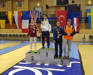 podium ECC Mödling  6-11-2015