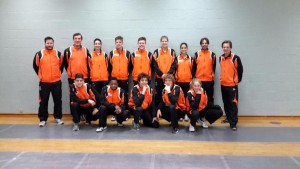 trainingsstage Floret EJK selectie met Belgen 20-2-2016 groepsfoto