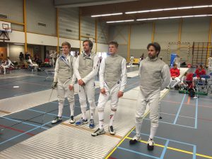 SCA Equipe 2016 Dirk Jan van Egmond, Max Janssen, Daniël Giacon, Matthijs Rohlfs